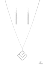 Load image into Gallery viewer, Square It Up - Silver necklace
