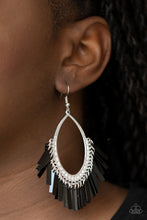 Load image into Gallery viewer, Fine-Tuned Machine - Black earring
