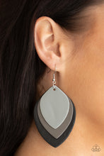 Load image into Gallery viewer, Light as a LEATHER - Black Earrings
