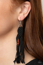 Load image into Gallery viewer, Beach Bash - Black earring
