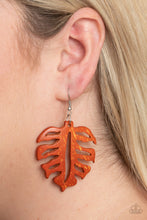 Load image into Gallery viewer, Shake Your PALMS PALMS - Orange earrings
