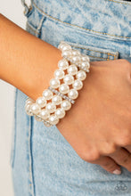 Load image into Gallery viewer, Modern Day Majesty - White bracelet
