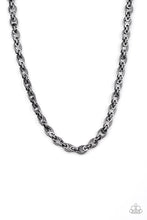 Load image into Gallery viewer, Grit and Gridiron - Black necklace
