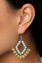 Load image into Gallery viewer, Just BEAM Happy - Yellow Earrings
