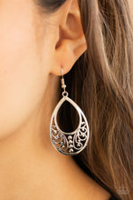 Load image into Gallery viewer, Stylish Serpentine - Silver Earrings
