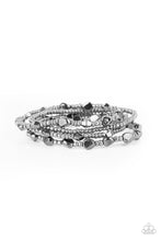 Load image into Gallery viewer, Fashionably Faceted - Black bracelet
