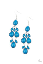 Load image into Gallery viewer, Superstar Social - Blue earrings
