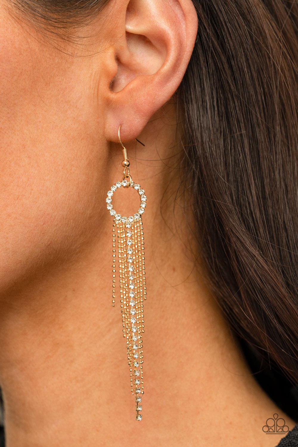Pass The Glitter - Gold earrings