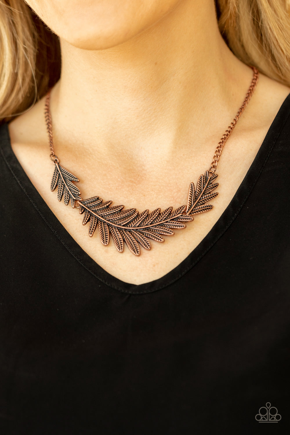 Queen of the QUILL - Copper necklace