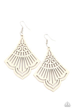 Load image into Gallery viewer, Eastern Escape - White earrings
