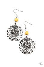 Load image into Gallery viewer, Flowering Frontiers  - Yellow earrings
