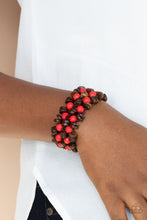 Load image into Gallery viewer, Tahiti Tourist - Red bracelet
