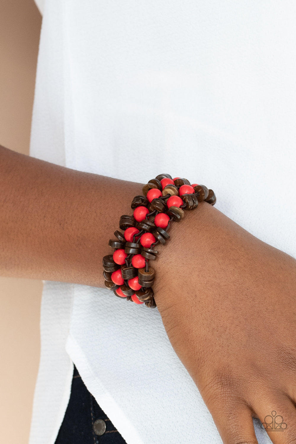Tahiti Tourist - Red bracelet