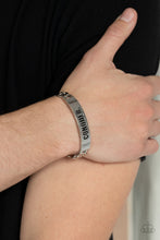 Load image into Gallery viewer, Conquer Your Fears - Silver bracelet
