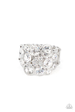 Load image into Gallery viewer, Bubbling Bravado - White ring
