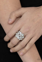 Load image into Gallery viewer, Bubbling Bravado - White ring
