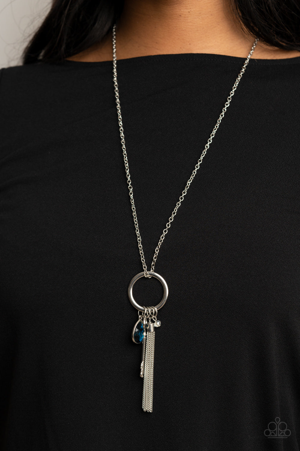 Unlock Your Sparkle - Blue necklace