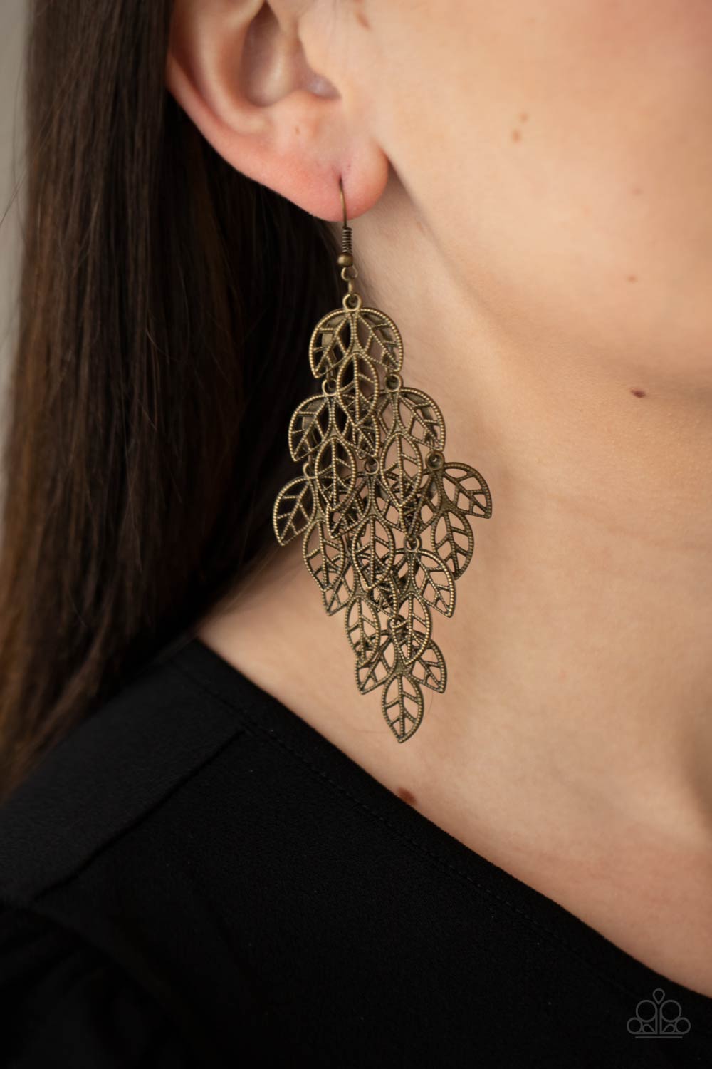 The Shakedown - Brass earrings