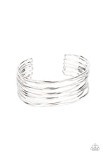 Load image into Gallery viewer, Nerves of Steel - Silver bracelet
