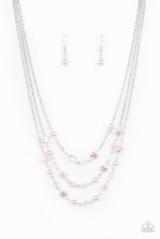 Load image into Gallery viewer, Let The Record GLOW - Pink necklace
