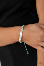 Load image into Gallery viewer, To Live, To Learn, To Love - Blue bracelet
