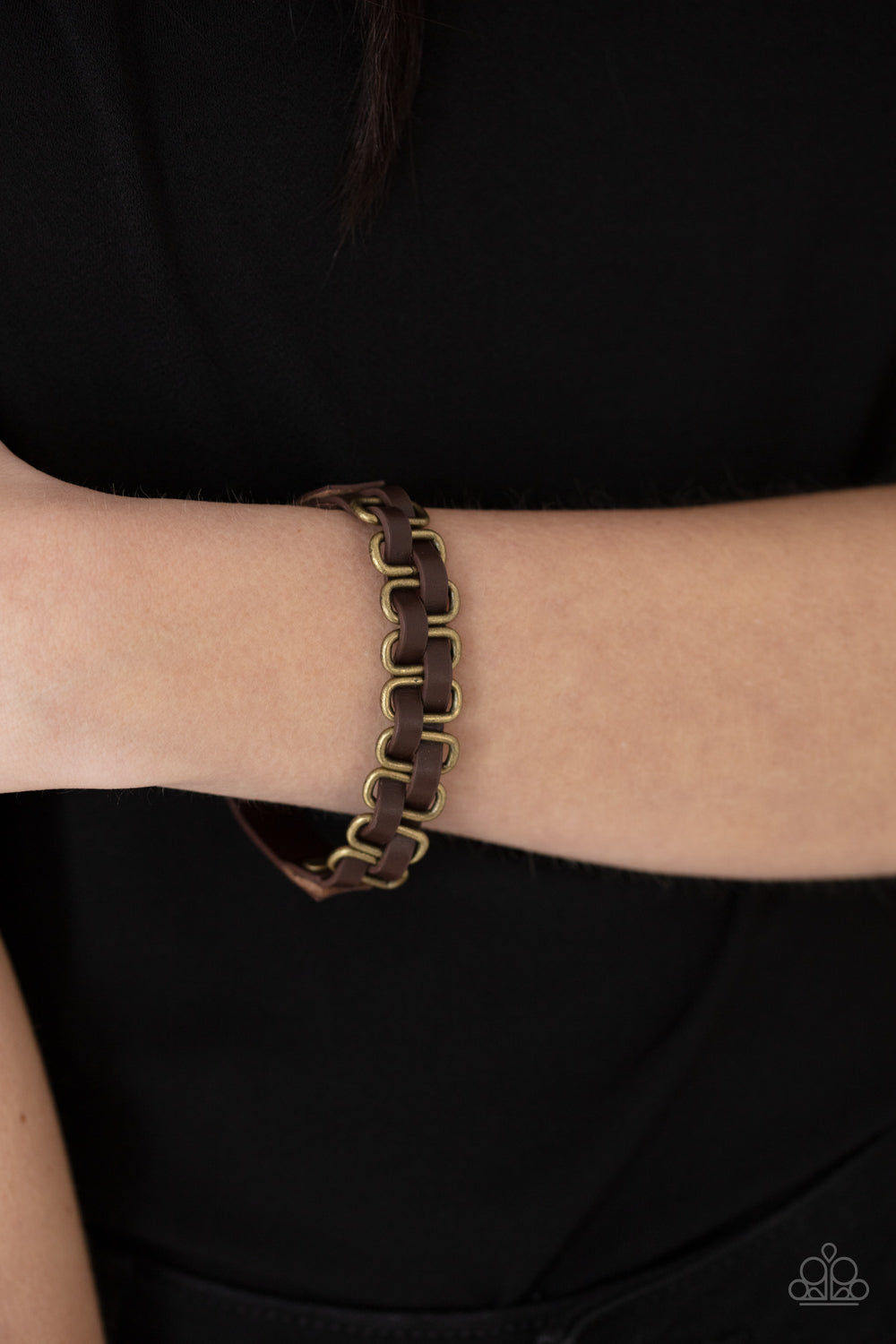 Gone Rogue - Brass bracelet