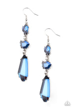 Load image into Gallery viewer, Sophisticated Smolder - Blue earrings

