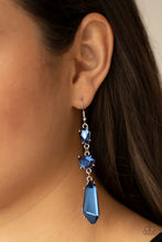 Load image into Gallery viewer, Sophisticated Smolder - Blue earrings
