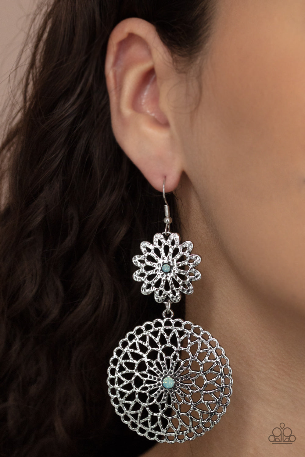 Garden Mantra - Blue earrings