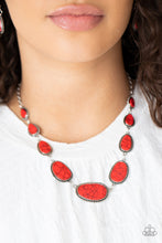 Load image into Gallery viewer, Elemental Eden - Red necklace
