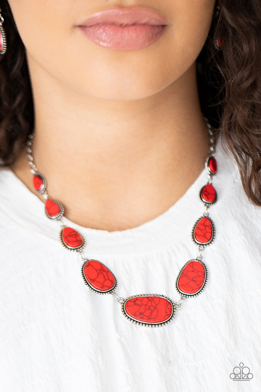Elemental Eden - Red necklace