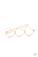 Load image into Gallery viewer, Love Struck - Gold hair accessories

