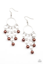 Load image into Gallery viewer, When Life Gives You Pearls - Brown earrings
