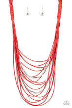 Load image into Gallery viewer, Nice CORD-ination - Red necklace
