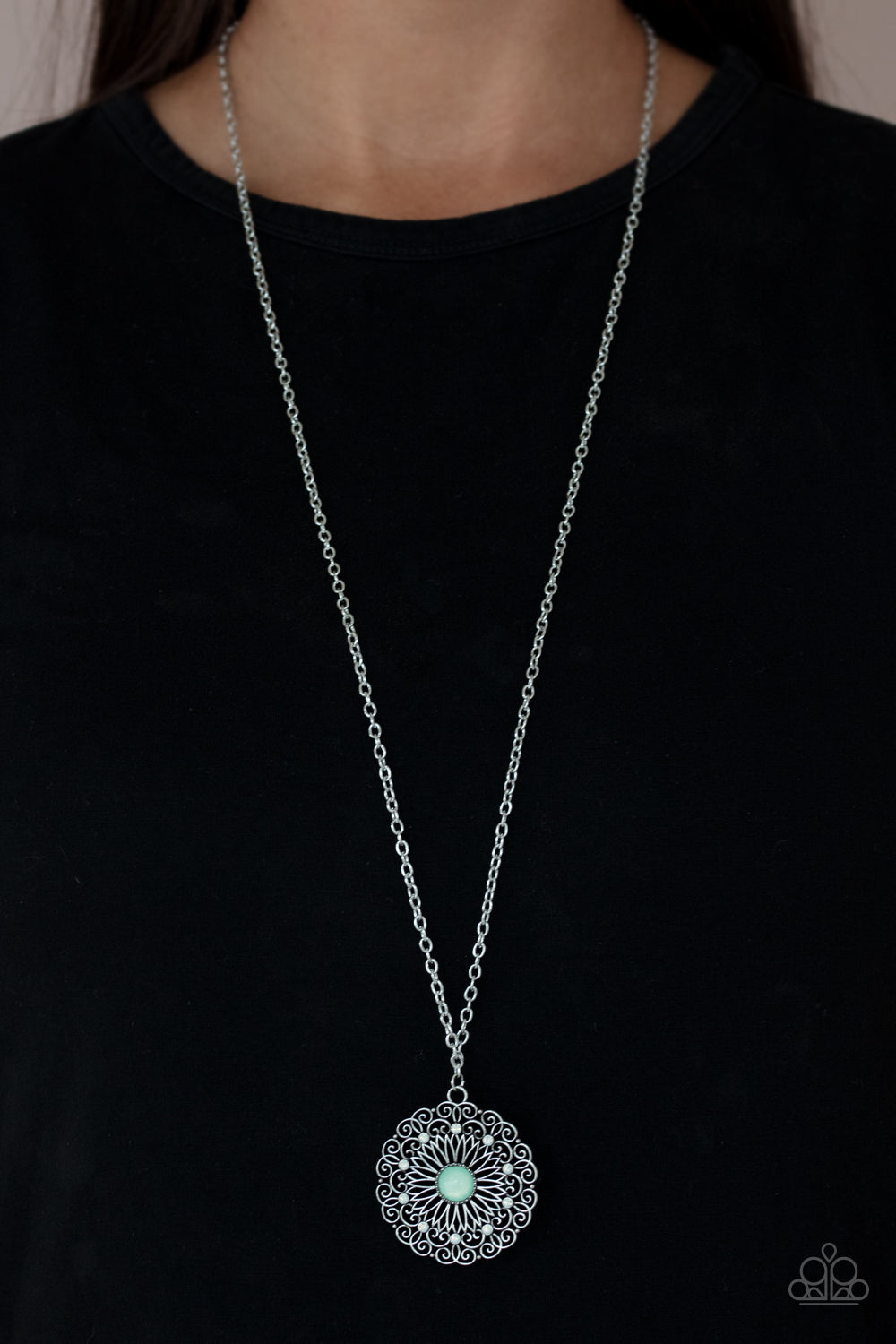 Opal Gardens - Green necklace