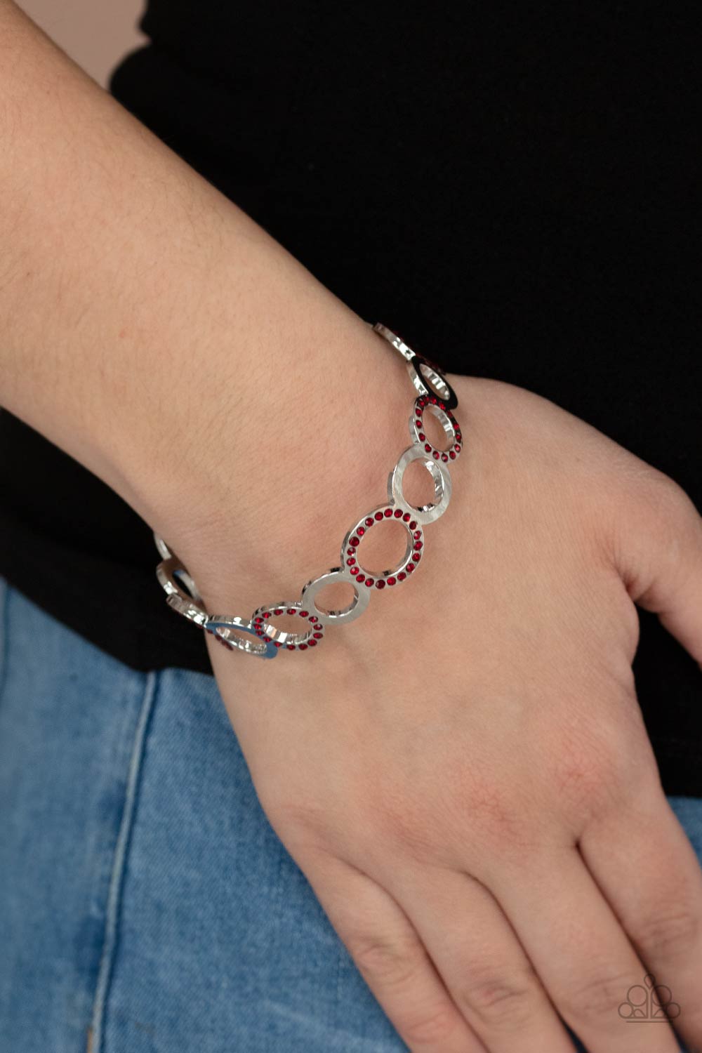 Future, Past, and POLISHED - Red bracelet