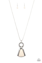 Load image into Gallery viewer, Stone Prairies - White necklace
