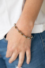 Load image into Gallery viewer, Blissfully Beaming - Brown bracelet
