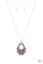 Load image into Gallery viewer, High Society Stargazing - Red necklace

