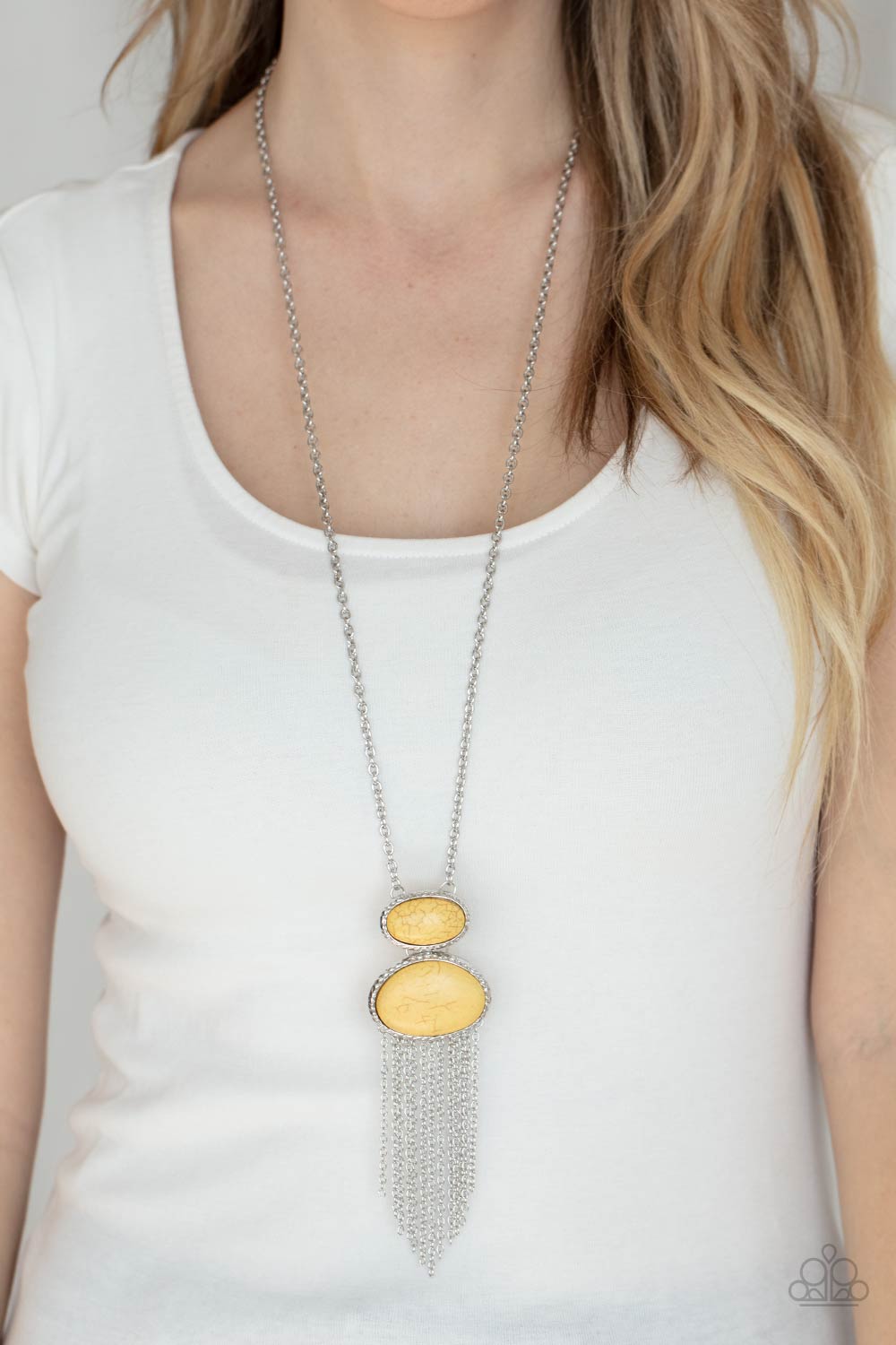 Meet Me At Sunset - Yellow necklace