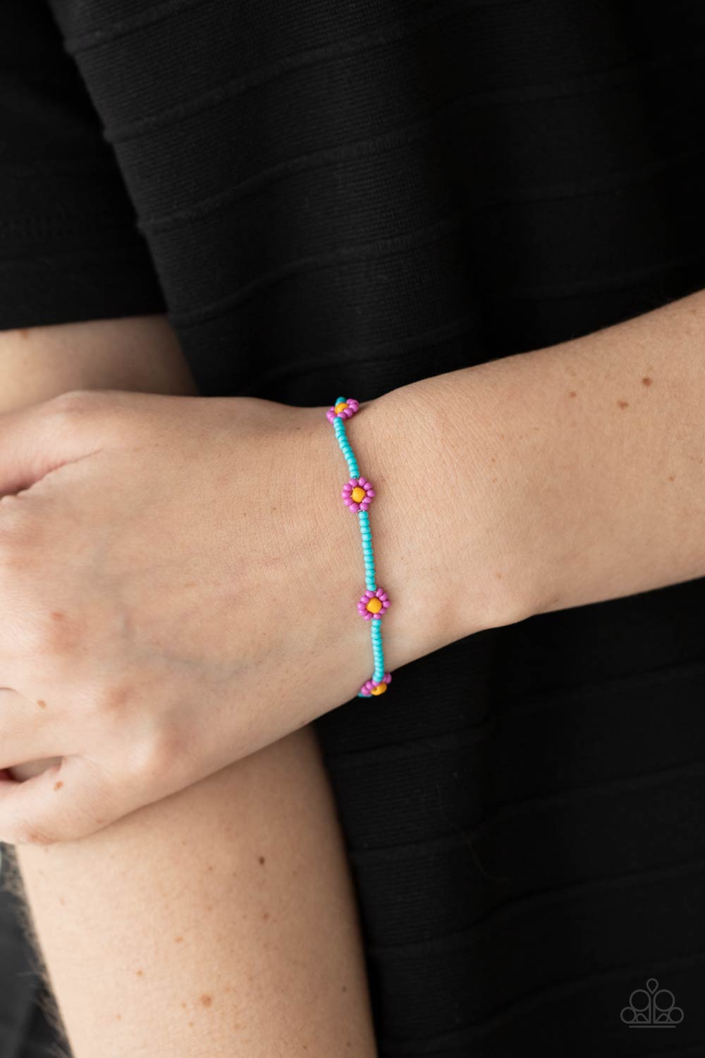 Camp Flower Power - Purple bracelet