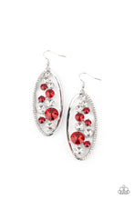 Load image into Gallery viewer, Rock Candy Bubbly - Red earrings
