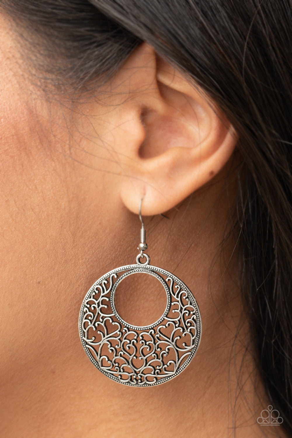 Vineyard Romance - Silver earrings