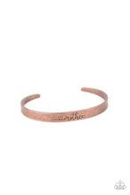Load image into Gallery viewer, Sweetly Named - Copper bracelet
