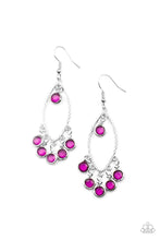 Load image into Gallery viewer, Glassy Grotto - Purple earrings
