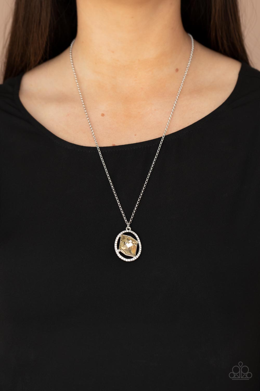 Undiluted Dazzle - Brown necklace