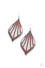 Load image into Gallery viewer, Showcase Sparkle - Red earrings
