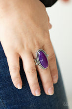 Load image into Gallery viewer, Oval Oasis - Purple ring
