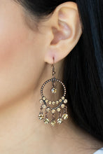 Load image into Gallery viewer, Cosmic Chandeliers - Copper earrings
