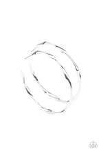 Load image into Gallery viewer, Radiantly Warped - Silver earrings

